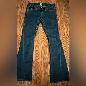 EUC Vintage True Religion Low Rise Flares Sz 27